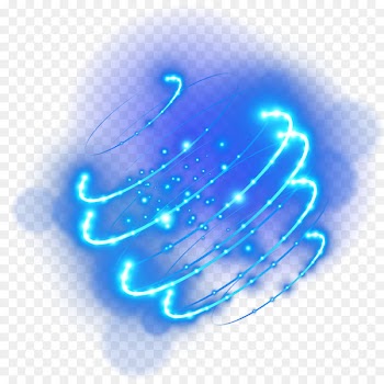 Light Computer file - Cool blue halo vector material 