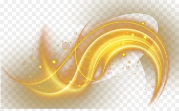 Light Computer file - Vector decorative golden light effect 