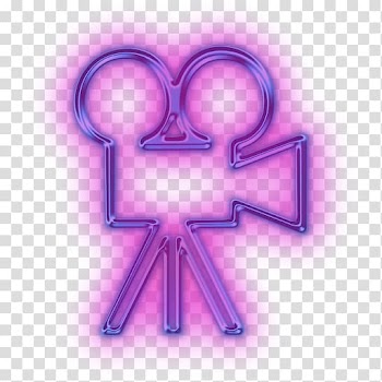 Light Computer Icons Symbol Neon sign Camera, light transparent background PNG clipart