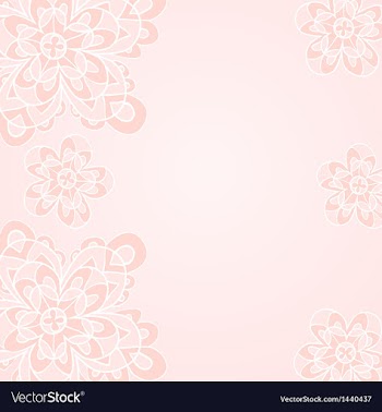 Light creamy floral ethnic background vector image