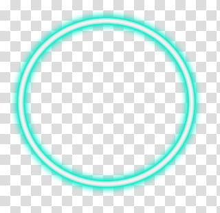 Light de Circulo, round white and green neon light transparent background PNG clipart