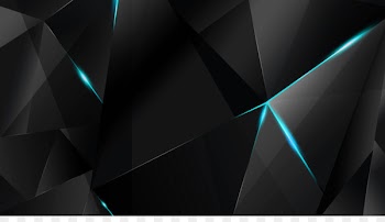 Light Desktop Wallpaper Blue Black Cyan - black background 