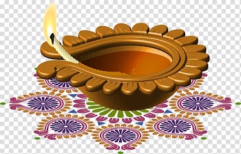 Light Diwali Candle , Hand-painted painting pattern candle with a copper transparent background PNG clipart