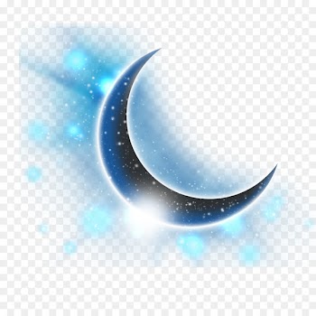 Light Download Computer file - Fantasy blue crescent 