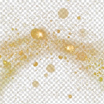 Light Dust Particle Gold , Spot gold spot, gold glitters transparent background PNG clipart
