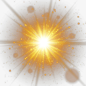 Light Effect Of Decorative Gold Spot, Decorative Pattern, Golden ...