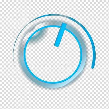 Light-emitting diode Blue, Blue led light button transparent background PNG clipart