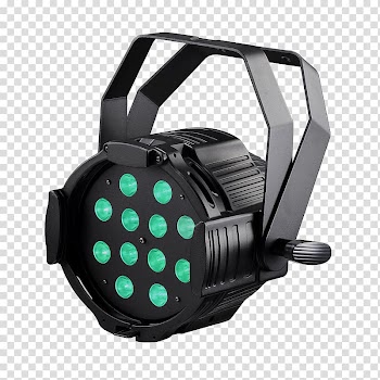 Light-emitting diode LED stage lighting Parabolic aluminized reflector light, stage light transparent background PNG clipart