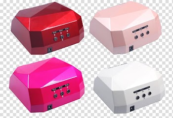 Light-emitting diode Light fixture LED lamp Nail, Nail shop supplies nail polish light therapy machine transparent background PNG clipart