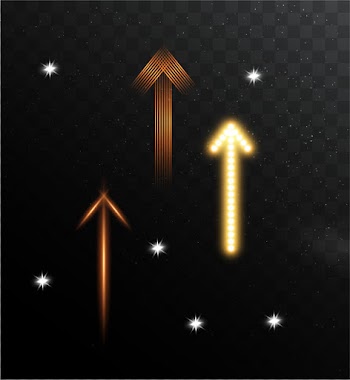 Light Euclidean , Arrow light effect transparent background PNG clipart