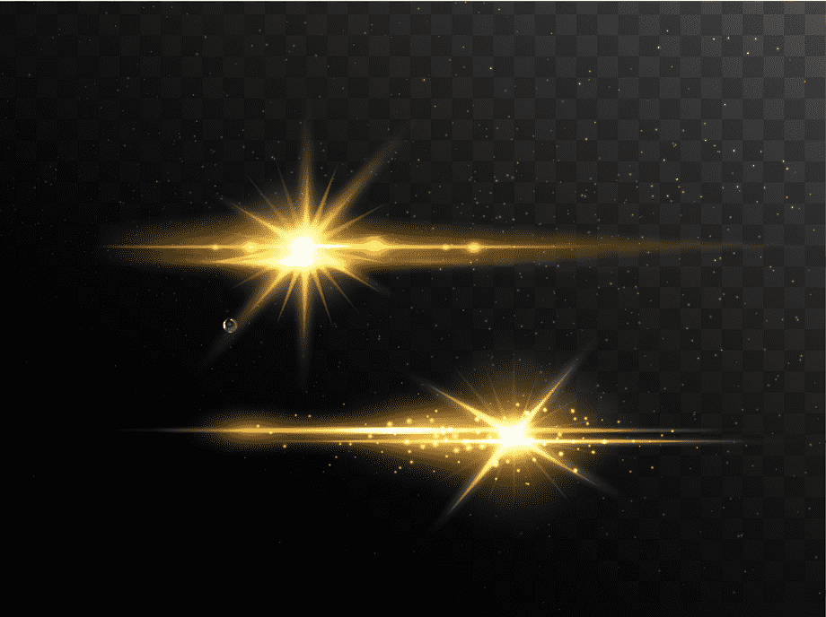 Light Euclidean Line, Light source effect, two yellow LED lights on black and gray check background, street Light, computer Wallpaper, gold png