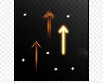 Light Euclidean vector - Arrow light effect 