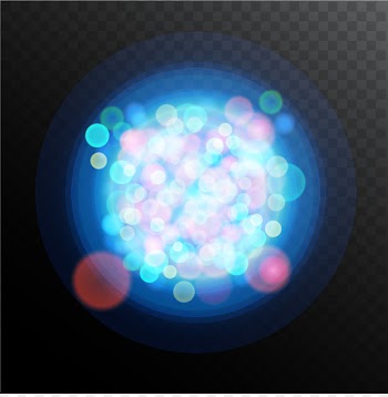 Light Euclidean vector Gradient Vecteur - Glow vector 