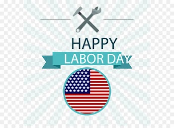 Light Euclidean vector Labor Day Icon - Light radiation background with the US Labor Day flag 
