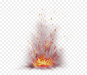 Light Fire Explosion - red fresh flame effect element 