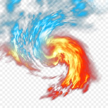 Light Fire Flame - Ice and fire whirlpool 
