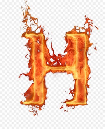 Light Fire Letter Alphabet - burning letter a png 