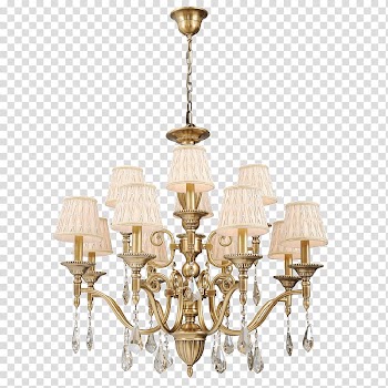 Light fixture Chandelier Chiaro Lamp, light transparent background PNG clipart
