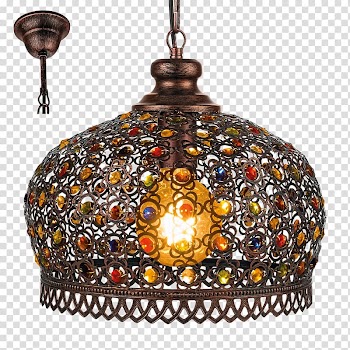 Light fixture Chandelier Lighting Pendant light, light transparent background PNG clipart