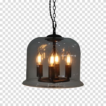 Light fixture Lighting Chandelier, hanging lights transparent background PNG clipart