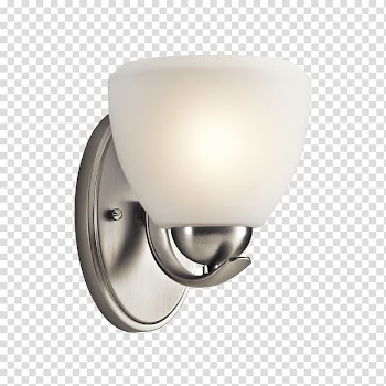 Light fixture Sconce Lighting Bathroom, light transparent background PNG clipart