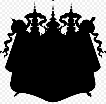 Light fixture Silhouette Font Black M -  