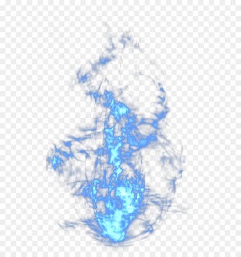 Light Flame - Blue flame dynamic light effect PNG picture 