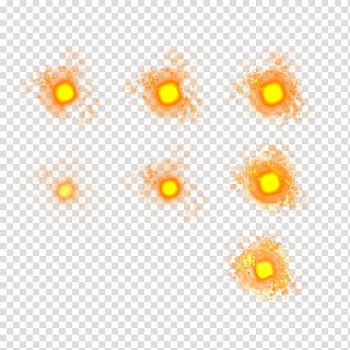 Light Flame Circle, Free creative pull circular flame transparent background PNG clipart