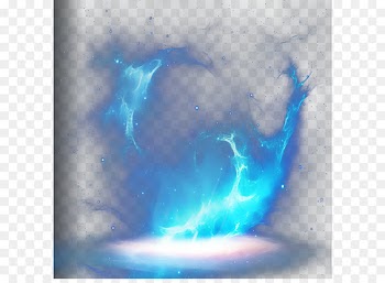Light Flame Fire - Blue flame 