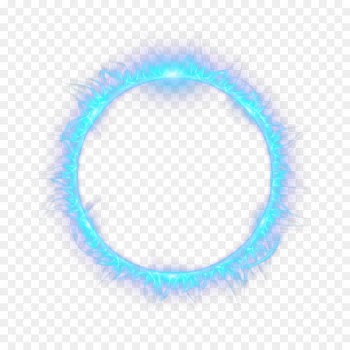 Light Flame Fire Combustion - Blue circle flame 