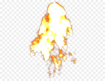 Light Flame - Golden flame dynamic light effect PNG picture 