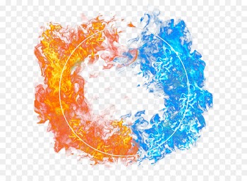 Light Flame Luminous flux Fire - Colorful aura 