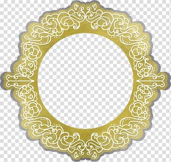 Light frame Pattern, Light effect Gold Frame transparent background PNG clipart