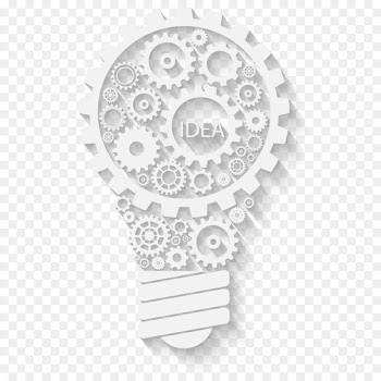Light Gear Euclidean vector Wheel Mxe1quina - White bulb vector material Gear 