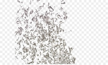 Light Glass Transparency and translucency - Broken glass effect 