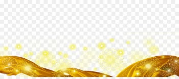 Light Gold Ribbon - Ribbon with golden light 