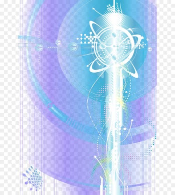 Light Graphic design Blue - SCIENCE light effect 