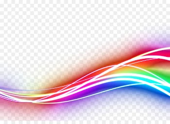 Light Graphic design - Cool colored lines 