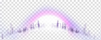 Light Graphic design Pattern, Light effect urban architecture transparent background PNG clipart