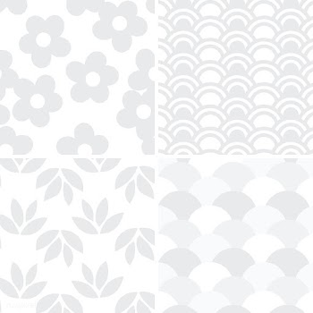 Light gray seamless pattern set vector | Free  vector - 2272285