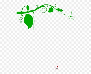 Light Green Grapevine Clip Art At Clker - Plant Border Black And White