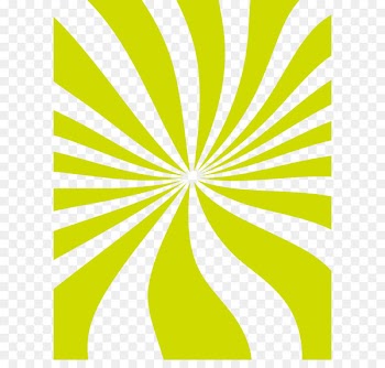 Light - Green rotating creative drawing 