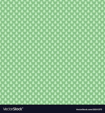 Light green simple repeating geometric pine tree vector image
