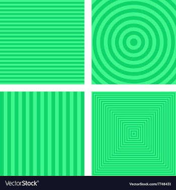 Light green simple striped background set vector image