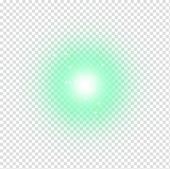 Light Green White point Halo, Green Halo White Point Effect Element transparent background PNG clipart