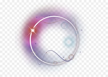 Light Halo effect - Colorful halo effect of light elements 