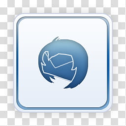 Light Icons, thunderbird, blue icon transparent background PNG clipart