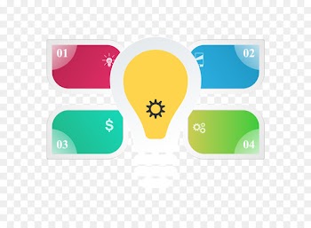 Light Infographic Icon - PPT Business tag 