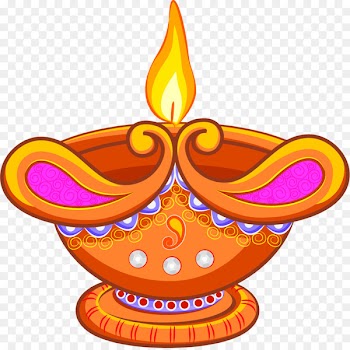 Light Lamp Diwali Clip art - Cartoon hand painted beautiful oil lamp png 