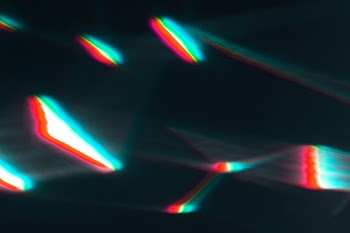 Light leak effect abstract black background